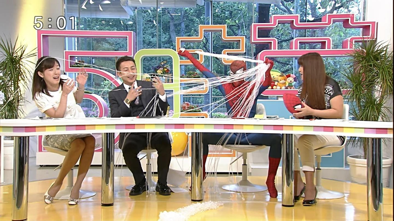 Illustration for article titled Spider-Man Appeared on Japanese Television Tonight. Chaos Ensued.